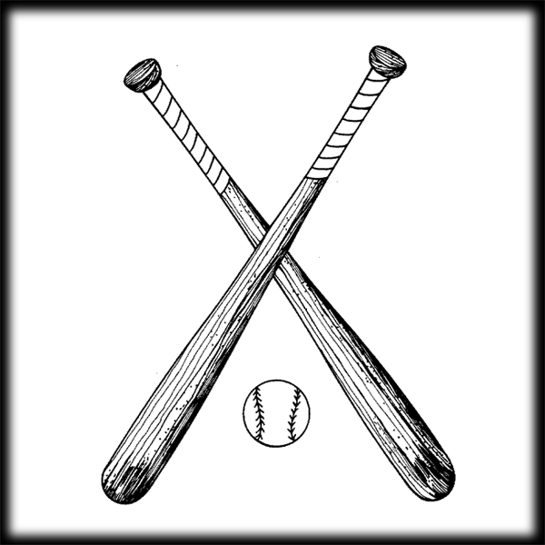 Vintage Baseball Bat Download Png Clipart