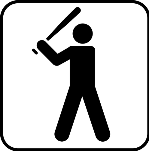Of Baseball Facilities Available Sign Clipart