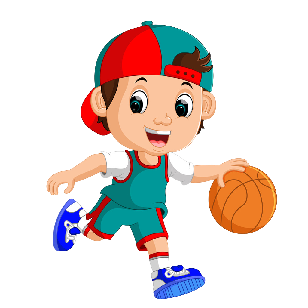 Boy Little Basketball Royalty-Free Player Playing Clipart