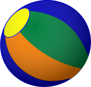 Multi Color Beach Ball Vector Hd Image Clipart