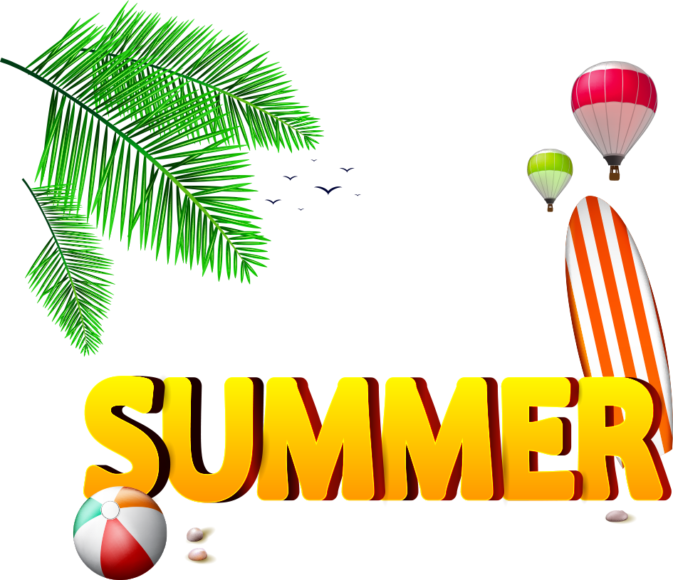 Fonts Summer Ball Beach PNG File HD Clipart