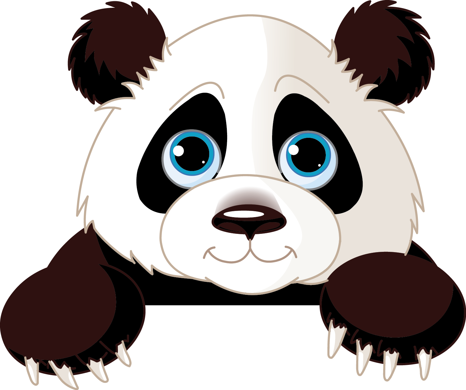 Content Giant Vector Panda PNG Image High Quality Clipart