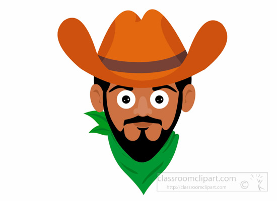Cowboys Cowboy With Beard Clipart Clipart