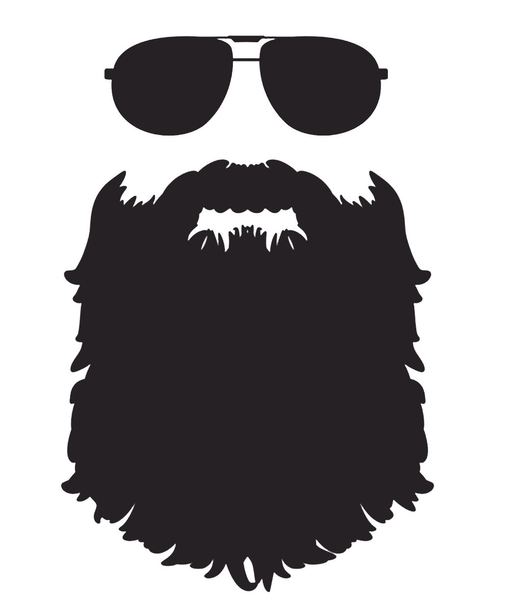 Silhouette Beard Free Clipart HQ Clipart
