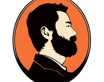 Man With Beard Silhouette Profile Free Download Clipart