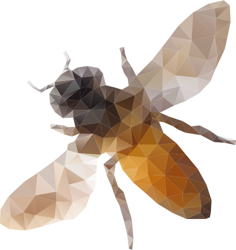 Fractal Bee Clipart