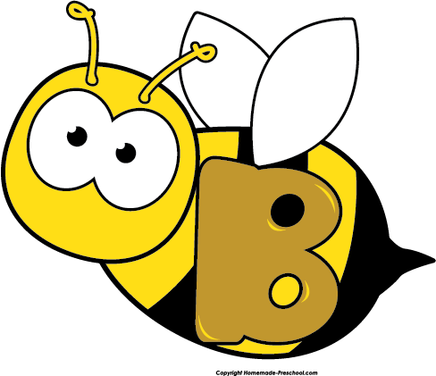 Letter Bee Transparent Image Clipart