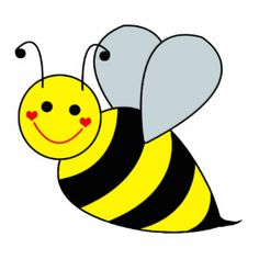 Bumble Bee Bee Image Brightly Colored Cartoon Clipart