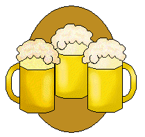 Beer On Colored Circles 1 Light Beer Clipart