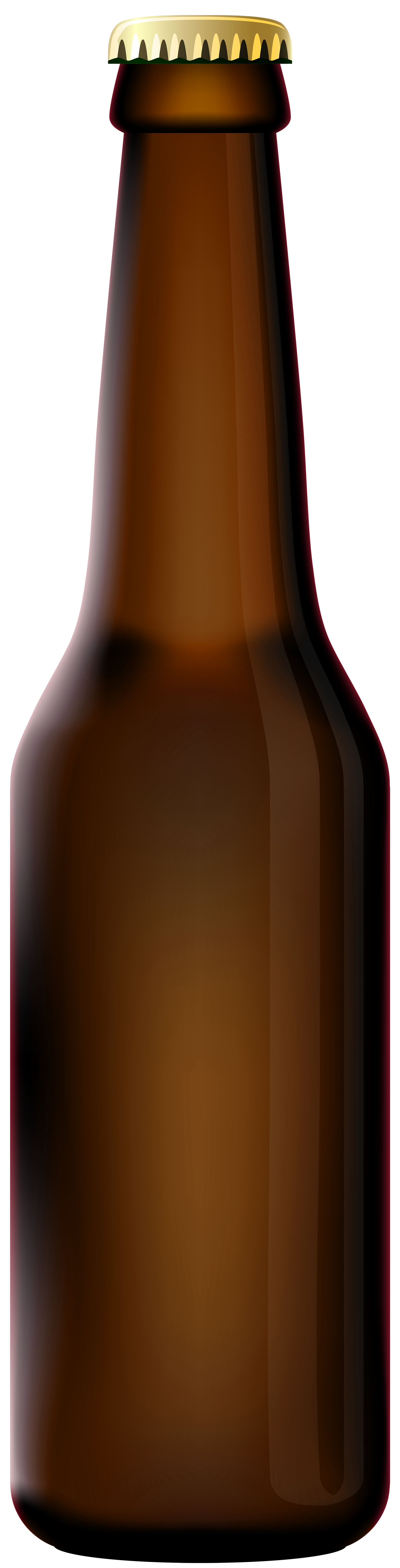 Glass Beer Bottle Free HQ Image Clipart