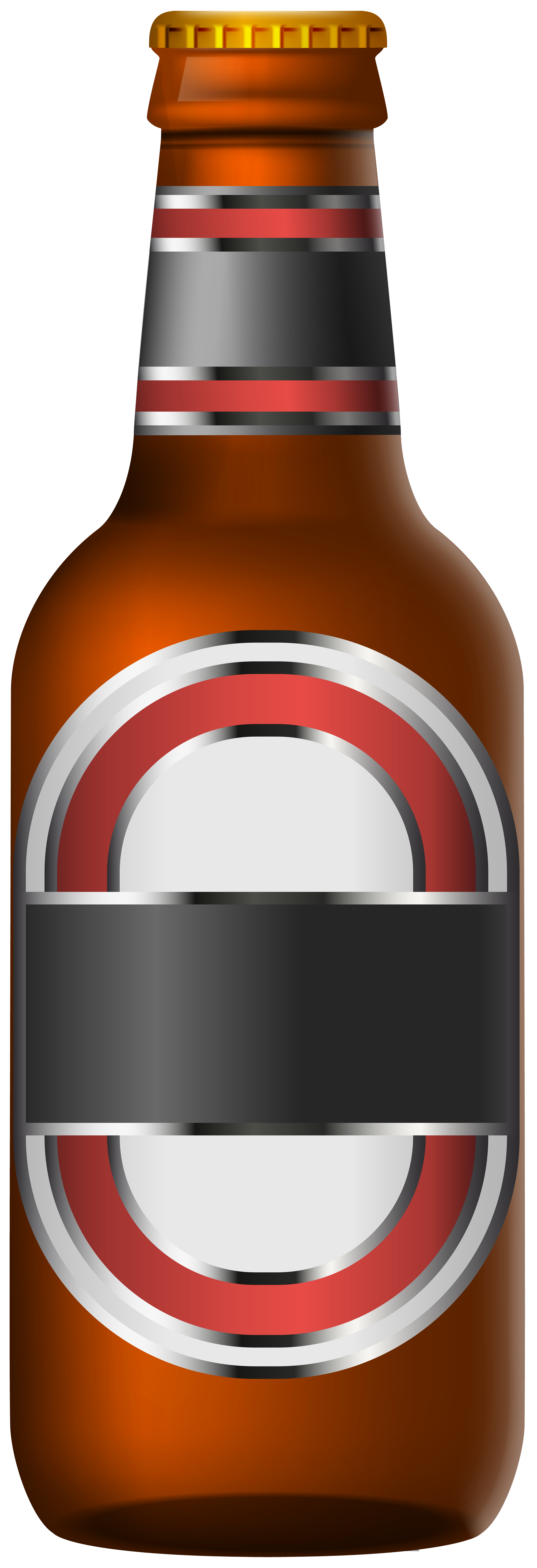 Beer Transparent Bottle Schwarzbier PNG Image High Quality Clipart