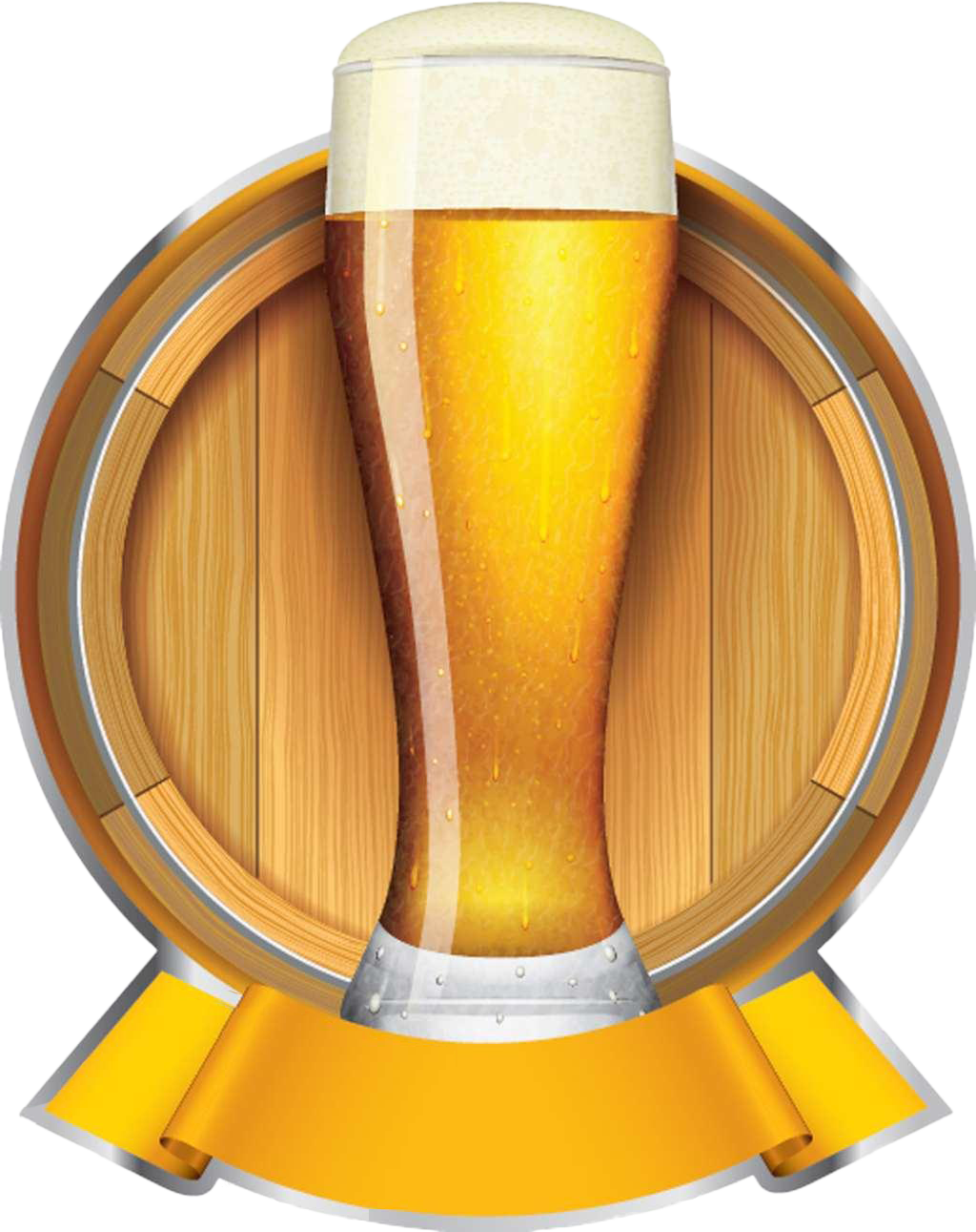Beer Circle Barrel Icon PNG Image High Quality Clipart