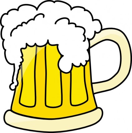 Beer Mug Vector In Open Office Drawing Clipart