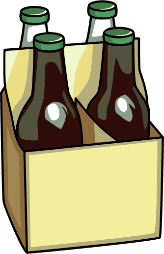 Download Beer Of Beer Bottles Glasses Clipart