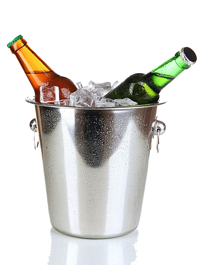 Drink Beer Champagne Bucket Ice Free Download PNG HQ Clipart