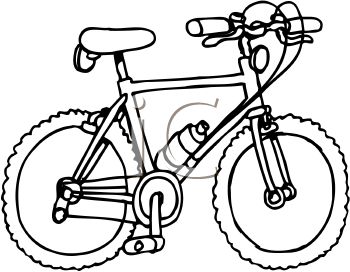 Bicycle Black And White On Dayasrionl Bid Clipart