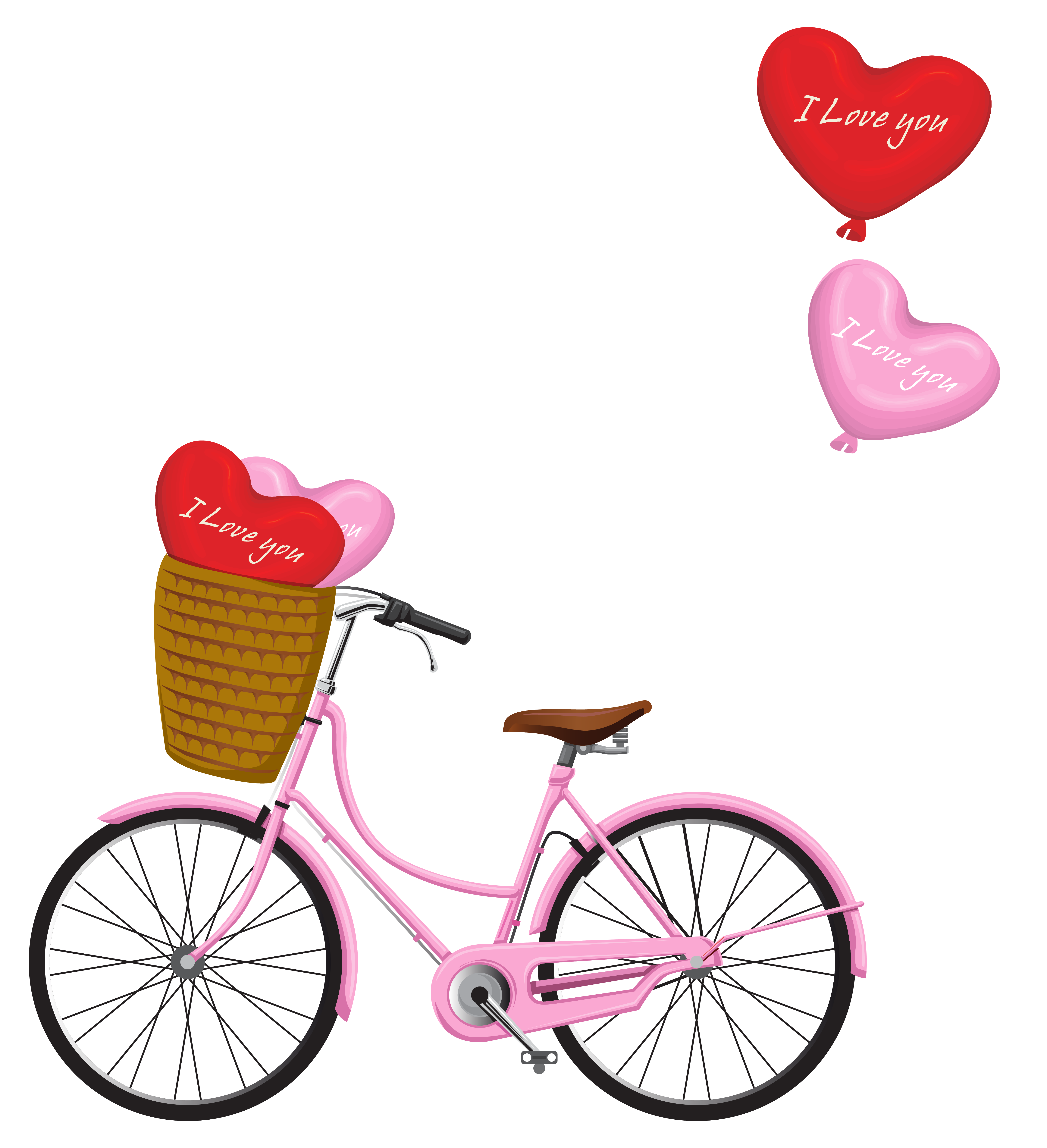 Bicycle Day Valentine'S Free Photo PNG Clipart