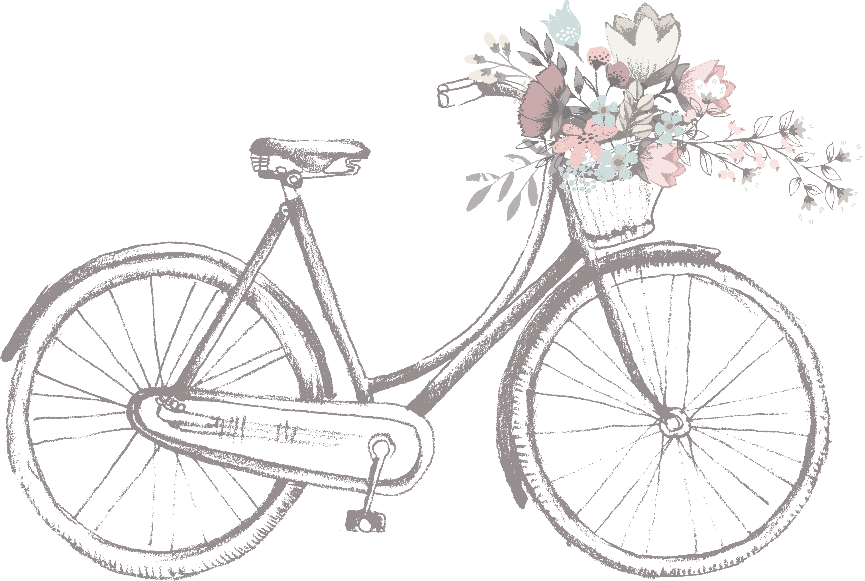Invitation Bicycle Wedding PNG Download Free Clipart