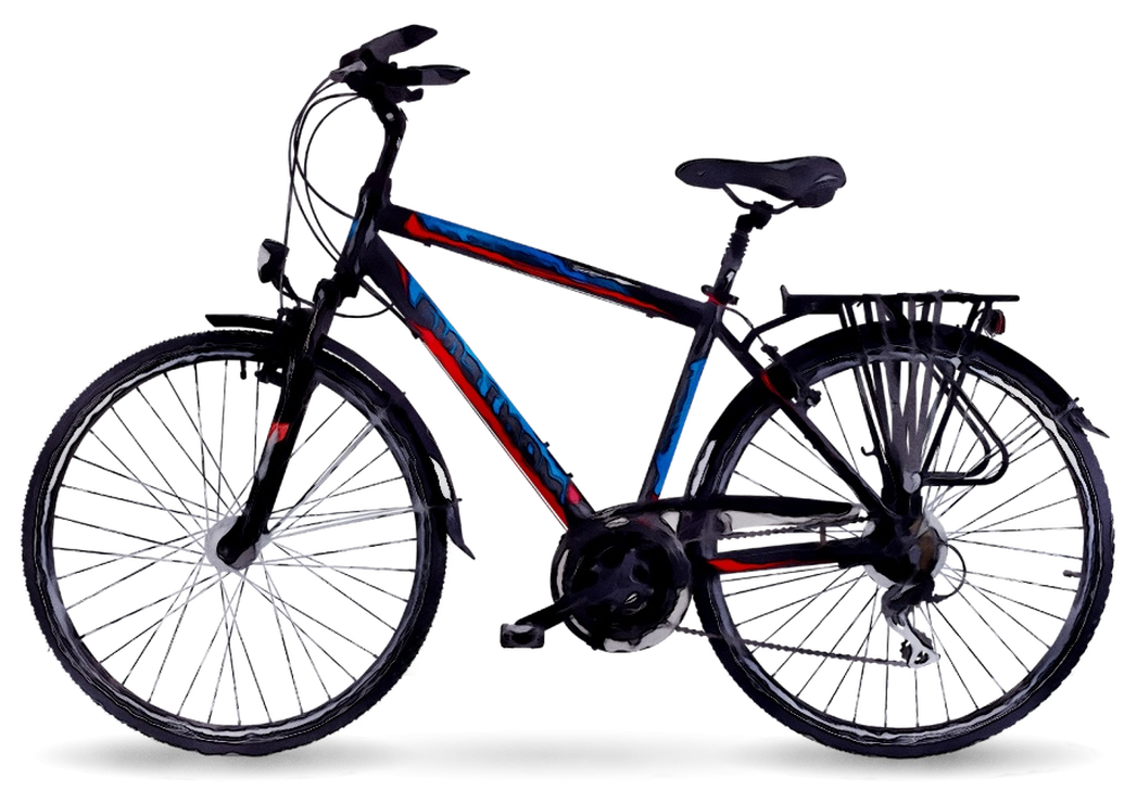 Mountain Bicycle Electric Cruiser Hybrid Bike Clipart