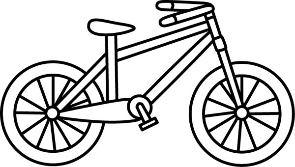 Bike Black And White Bicycle Black And Clipart