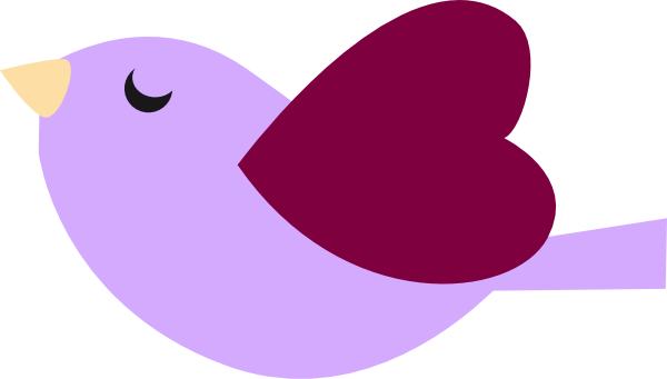 Purple Bird Drawing Dromggo Top Hd Photo Clipart