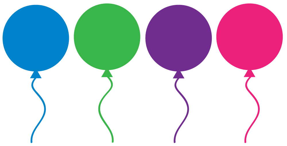 Free Birthday Balloons For Party Decor Websites Clipart