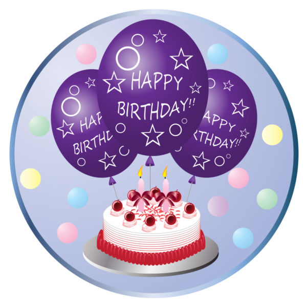 Purple Birthday Balloons Png Images Clipart