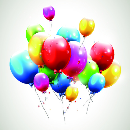 Birthday Balloons Happy Birthday Balloon Vector Download Clipart