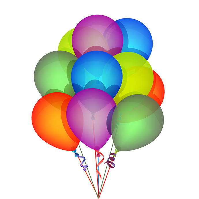 Birthday Balloons Photo Download Png Clipart