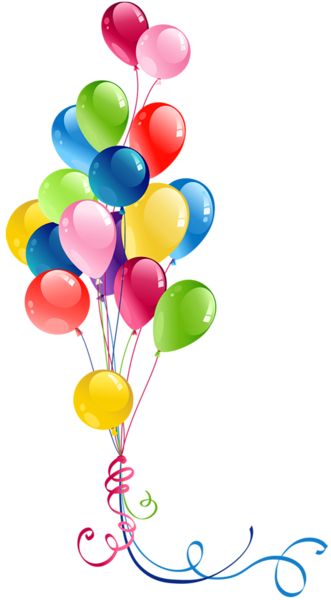 Happy Birthday Balloons Png Images Clipart