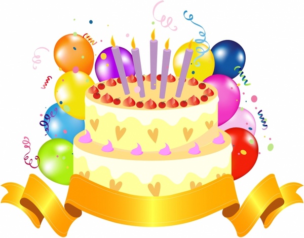 Happy Birthday Cake Vector Download Png Image Clipart