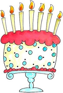Birthday Cake Birthday Miss Kate Cuttables Product Clipart