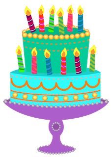 Birthday Cake With Or Without Candles Files Clipart