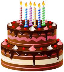 Birthday Cake With Or Without Candles Files Clipart