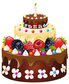 Birthday Cake Birthdays Png Image Clipart