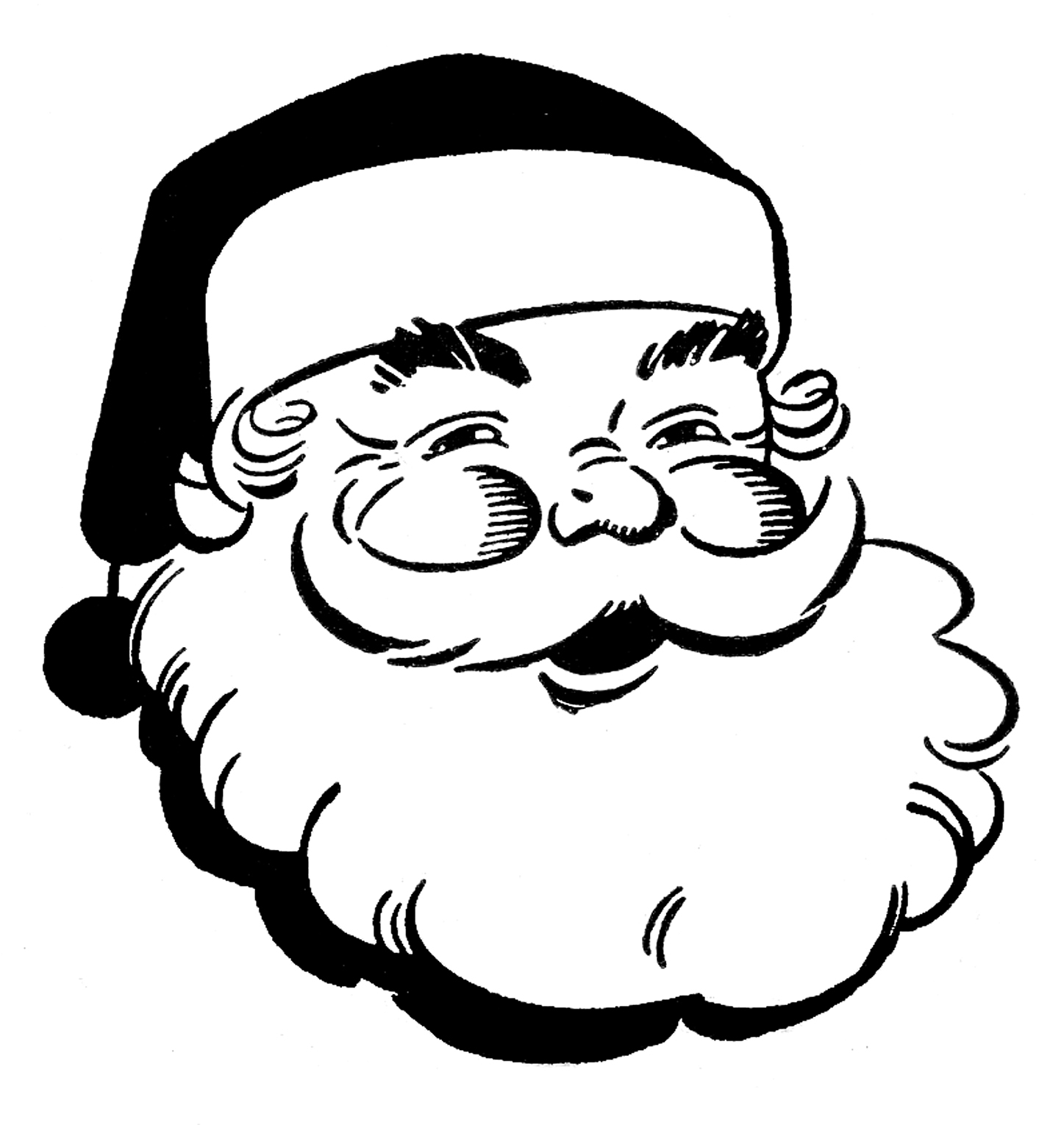 Gallery For Christmas Black And White Clipart