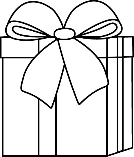 Black And White Christmas T Black And Clipart