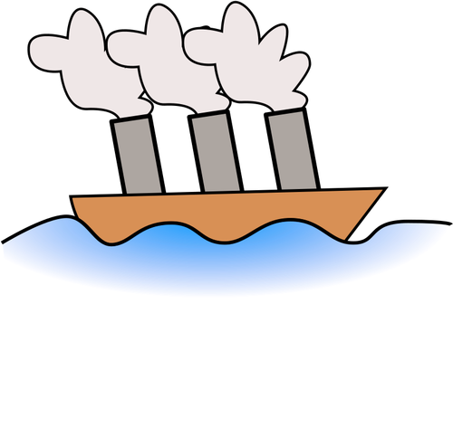 Steamer Ship Clipart