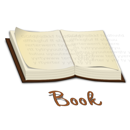 Brown Paper Book Clipart