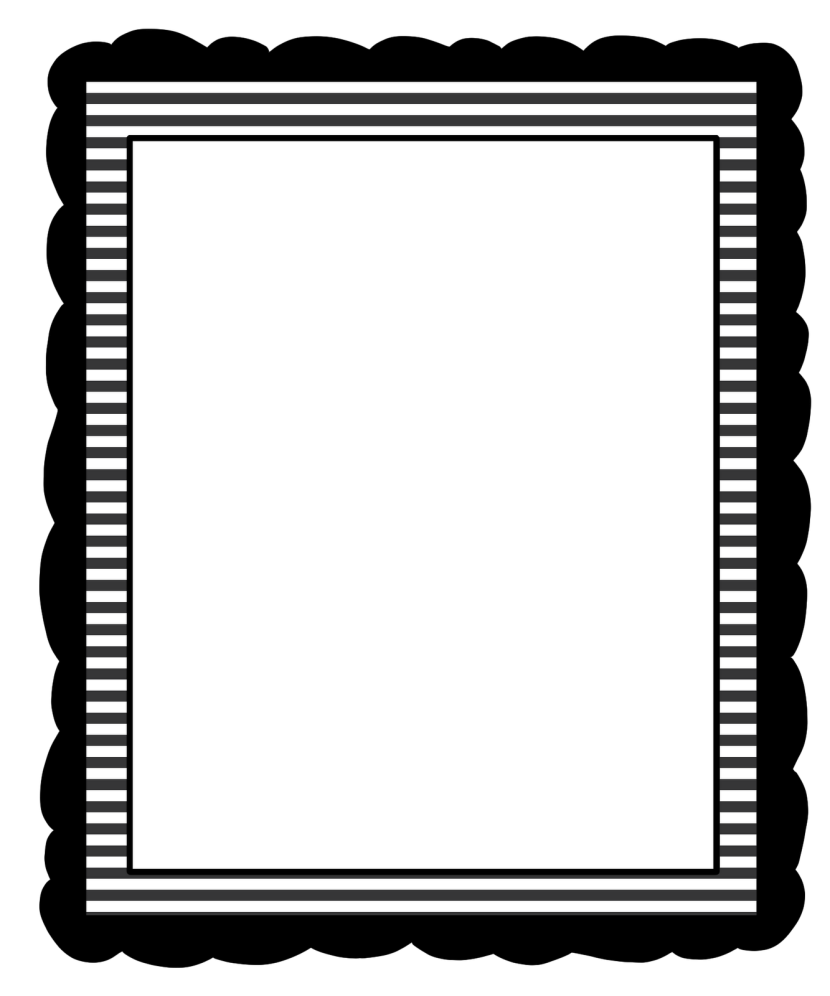 Black And White Borders Hd Image Clipart