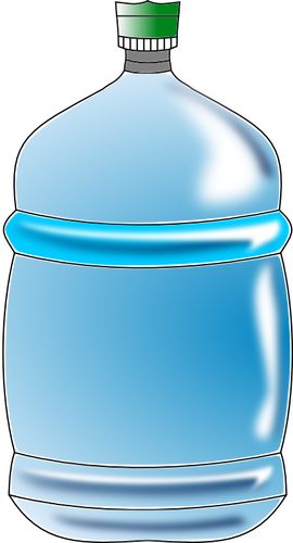 Blue Water Bottle Clipart