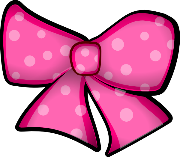 Free Pink Bow Png Image Clipart