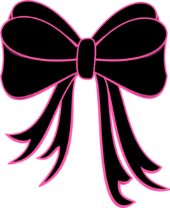 Black Bow At Clker Vector Png Image Clipart