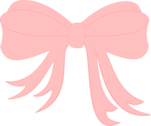 Pink Bow At Clker Vector Png Image Clipart