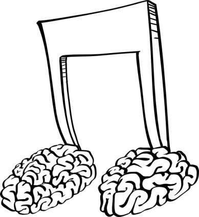 Brain Notes Vector In Open Office Drawing Clipart