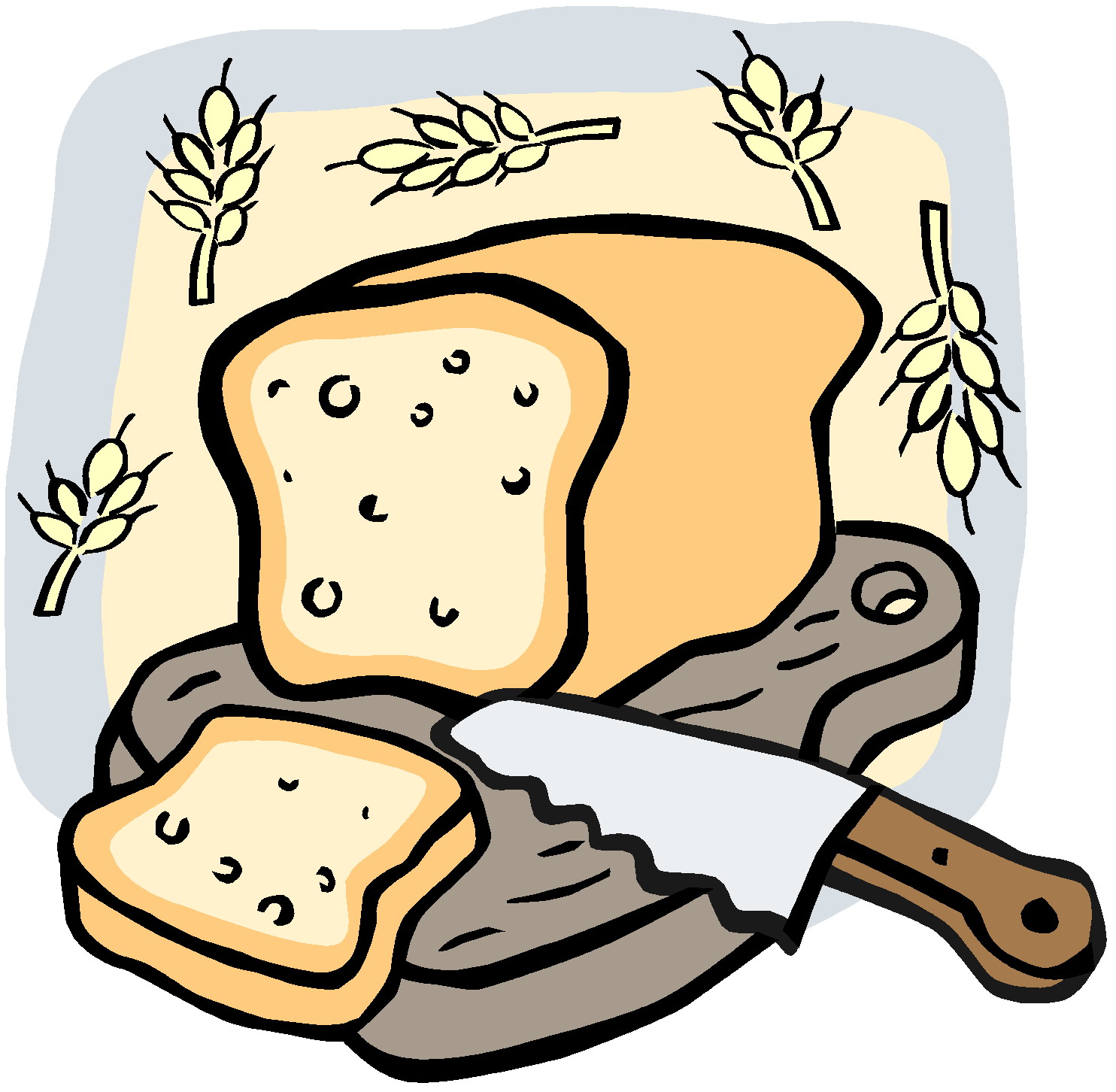 Loaf Of Bread Cartoon Png Images Clipart