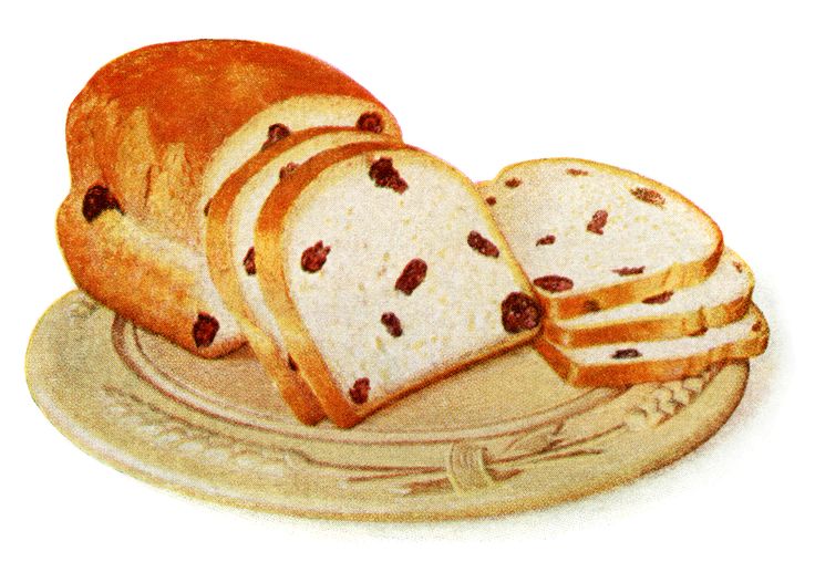 Clip Art Fruit Raisin Bread Bread Fruit Clipart