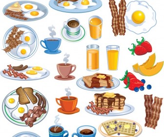 Free Food Breakfast Food Collection Food Clipart