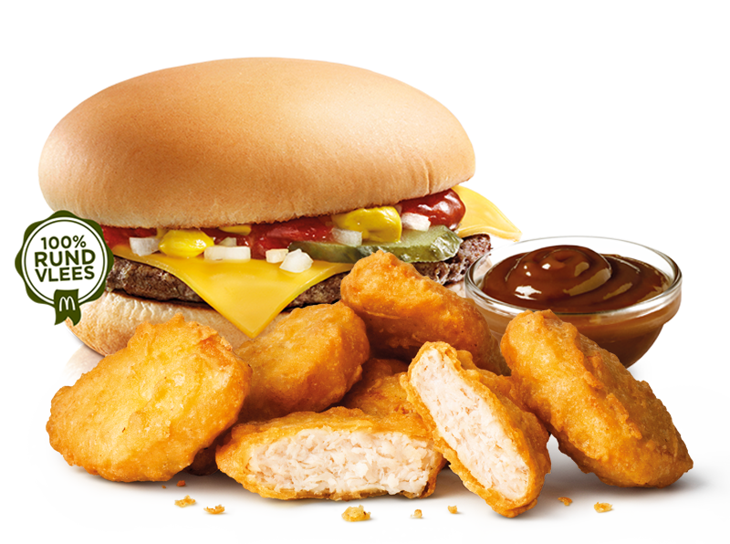 Hamburger Nugget Fries Mcdonald'S French Food Fast Clipart