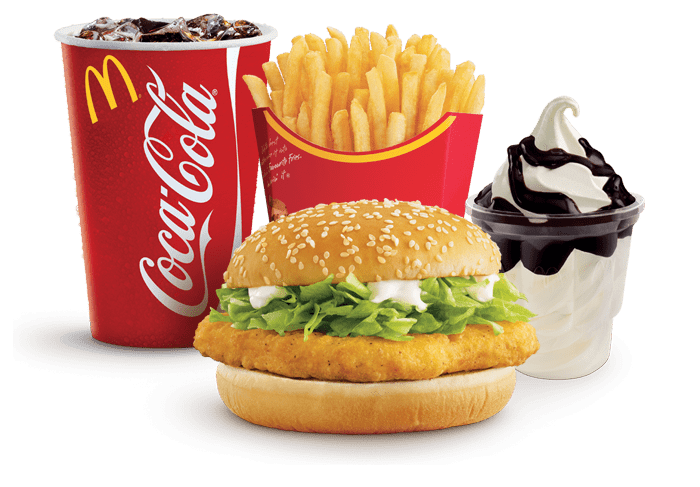 Mcchicken Hamburger Mcdonald'S Fries French Chicken Mcnuggets Clipart